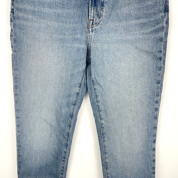Madewell The Perfect Vintage Jean In Bainton Wash Raw Hem Edition Size 27 New - Picture 6 of 14